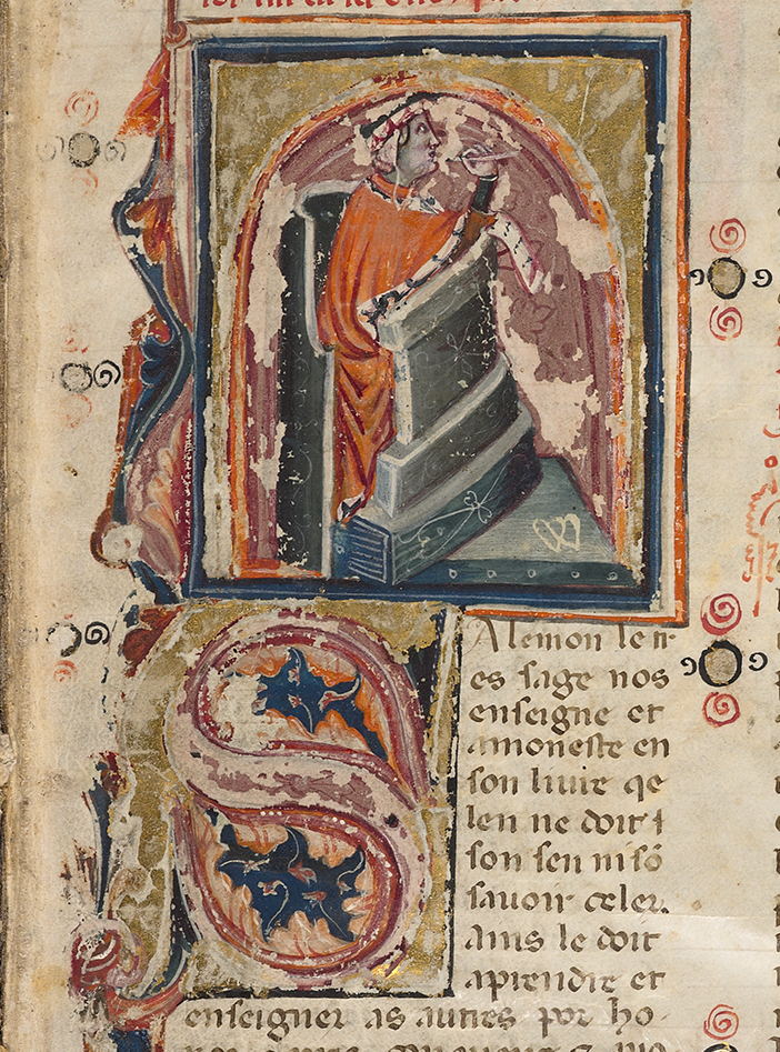 Oxford Bodleian Douce 196, f. 1r (image courtesy of Bodleian Libraries, University of Oxford)